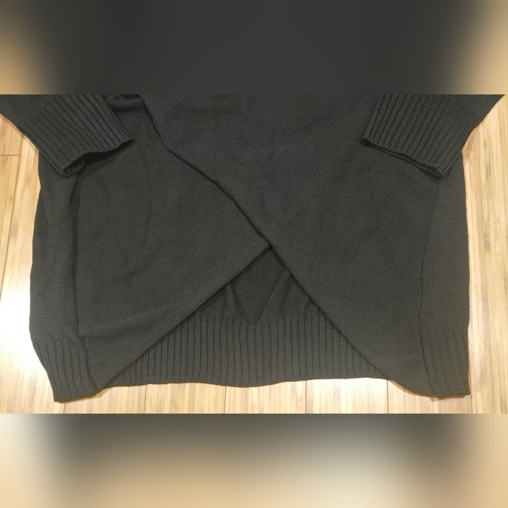 NWT Bloomchic Black Oversized Ribbed Sweater - Picture 2 of 8